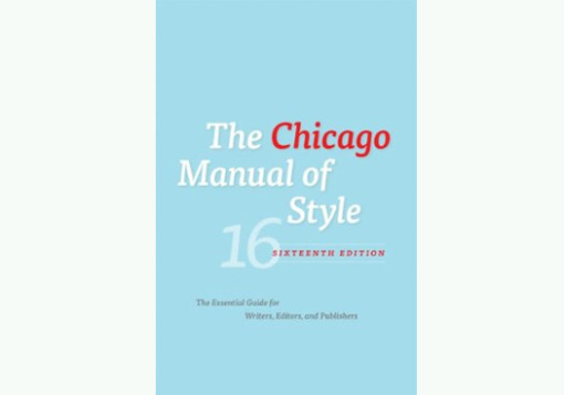 Chicago style manual citation
